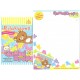 Kit 4 Conjuntos de Papel de Carta Rilakkuma Pretzels - San-X