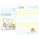 Kit 4 Conjuntos de Papel de Carta Rilakkuma Stripes - San-X