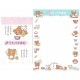 Kit 4 Conjuntos de Papel de Carta Rilakkuma Lunch - San-X