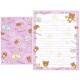 Kit 4 Conjuntos de Papel de Carta Rilakkuma Cosmic - San-X