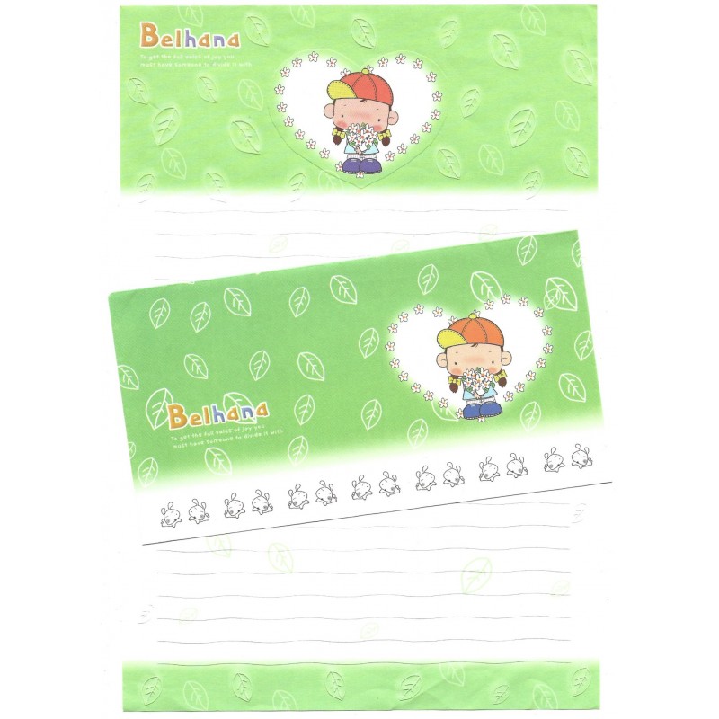 Conjunto de Papel de Carta Importado Belhana