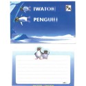 Conjunto de Papel de Carta Importado Iwatori Penguin
