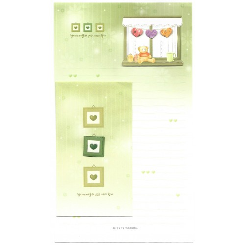 Conjunto de Papel de Carta Importado Bear CVD - YM