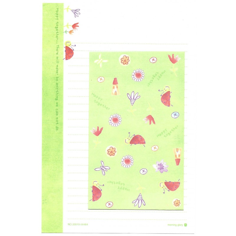 Conjunto de Papel de Carta Importado Happy Together - Morning Glory