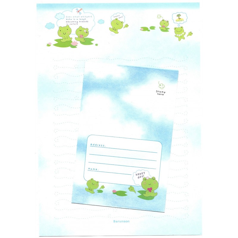 Conjunto de Papel de Carta Importado Happy Day Barunson