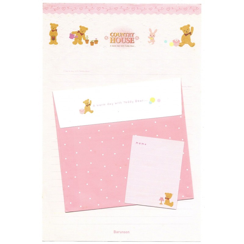 Conjunto de Papel de Carta Importado Country House CRS Barunson