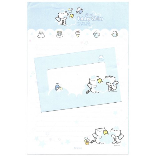 Conjunto de Papel de Carta Importado Tabby Chiro Dupla Barunson