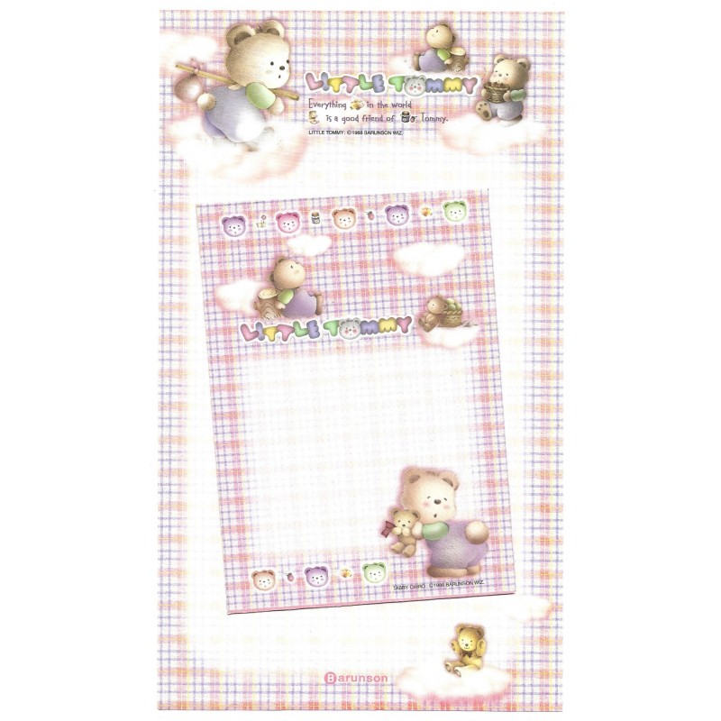 Conjunto de Papel de Carta Importado Little Tommy Barunson