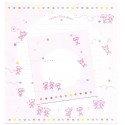 Conjunto de Papel de Carta Importado Lovely Pink Bear