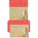 Papel de Carta - Envelope Importado Lucky Bear CMA - Morning Glory