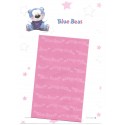 Conjunto de Papel de Carta Importado Blue Bear CRS - Morning Glory