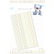 Conjunto de Papel de Carta Importado Blue Bear Happy Cloud