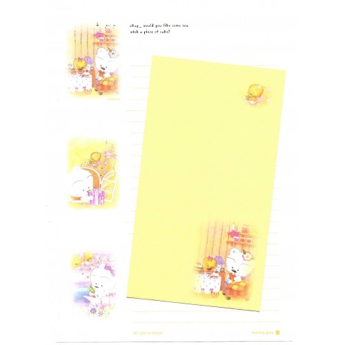 Conjunto de Papel Carta Importado BABU Yellow Morning Glory