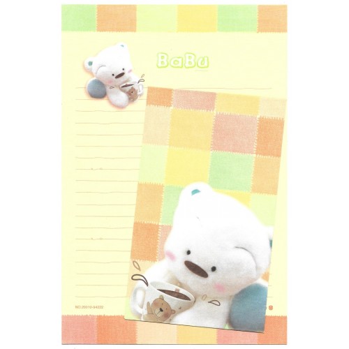 Conjunto de Papel Carta Importado BABU Coffee Morning Glory