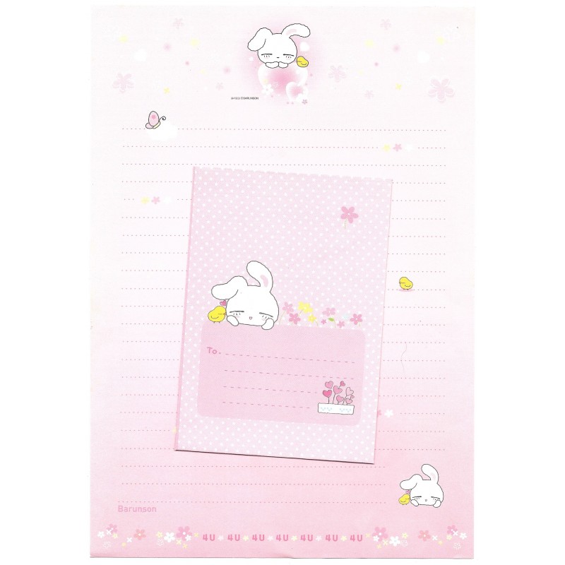 Conjunto de Papel de Carta Importado Sleeping Co. 4U Barunson