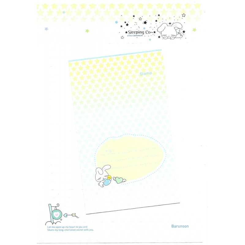 Conjunto de Papel de Carta Importado Sleeping Co. Secrets CAZ Barunson