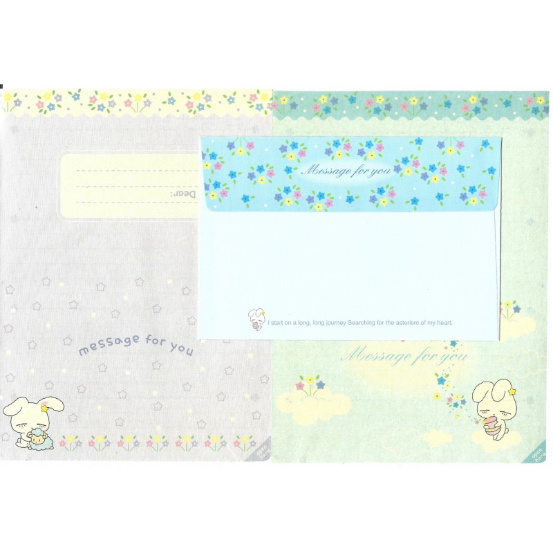 Conjunto de Papel de Carta Importado Sleeping Co. A&L Barunson