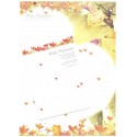 Conjunto de Papel de Carta Importado With Flowers - BS