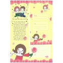 Conjunto de Papel de Carta Importado Roy And Coco CAM Yellow Bus