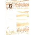 Conjunto de Papel de Carta Importado ck-296