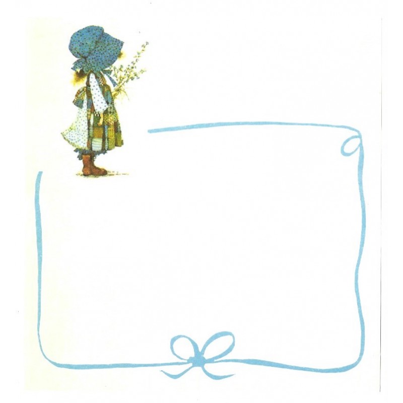 Papel de Carta Antigo Holly Hobbie