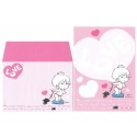 Conjunto de Mini-Papel de Carta com envelope ADO MIZUMORI 0056