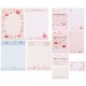 Ano 2019. Conjunto de Papel de Carta Marron Cream Five Sanrio