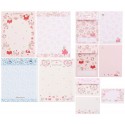 Ano 2019. Conjunto de Papel de Carta Marron Cream Five Sanrio