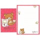 Kit 4 Conjuntos de Papel de Carta Rilakkuma Relax - San-X