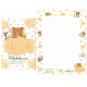 Kit 4 Conjuntos de Papel de Carta Rilakkuma Relax - San-X