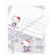 Ano 2000. Conjunto de Papel de Carta Hello Kitty New York2 Sanrio