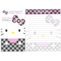 Ano 2011. Conjunto de Papel de Carta Hello Kitty Cat CPR2 Sanrio