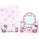 Ano 2006. Kit 4 Papéis de Carta Hello Kitty & Rabbit Sanrio