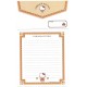 Ano 2000. Conjunto de Papel de Carta Kitty Indiana CRE1 Sanrio