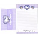 Ano 2001 Conjunto de Papel de Carta Hello Kitty Angel Heart CLL Sanrio