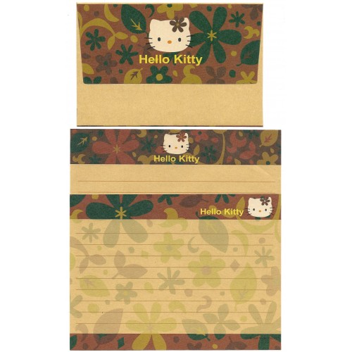 Ano 2000. Conjunto de Papel de Carta Hello Kitty CMF Sanrio