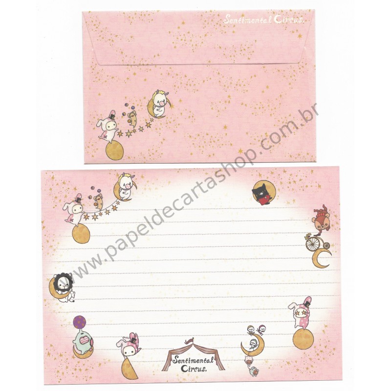 Conjunto de Papel de Carta Sentimental Circus Mystic Moon2 San-X Japan