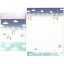 Conjunto de Papel de Carta Importado Sentimental Circus MOON1 SanX