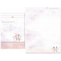 Conjunto de Papel de Carta Importado Sentimental Circus MOON2 SanX