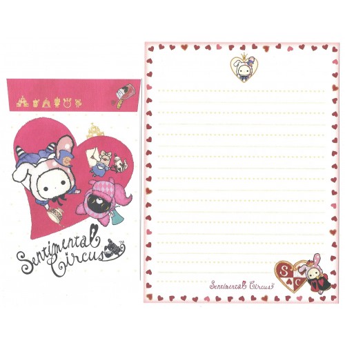 Conjunto de Papel de Carta Importado Sentimental Circus ALICE4 SanX