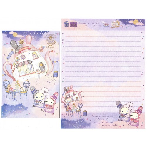 Kit 4 Conjuntos de Papel de Carta Sentimental Circus NANAIRO SanX