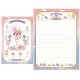 Kit 4 Conjuntos de Papel de Carta Sentimental Circus NANAIRO SanX