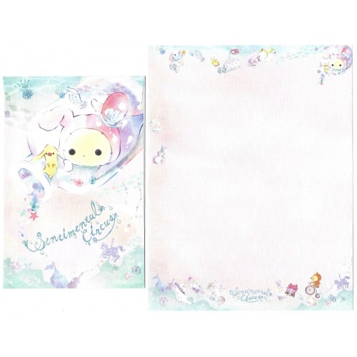 Kit 4 Conjuntos de Papel de Carta Sentimental Circus NAKA SanX