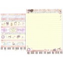 Kit 4 Conjuntos de Papel de Carta Sentimental Circus MUSIC SanX