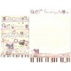 Kit 4 Conjuntos de Papel de Carta Sentimental Circus MUSIC2 SanX