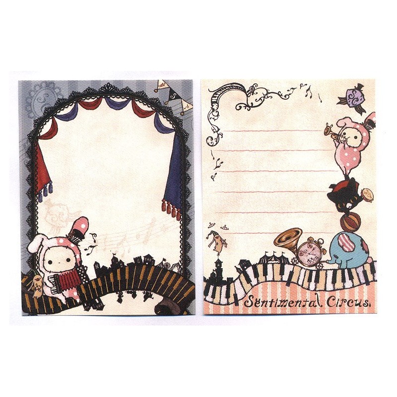 Kit 2 MEMOS Sentimental Circus M3 SanX