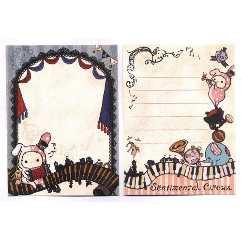 Kit 2 MEMOS Sentimental Circus M3 SanX