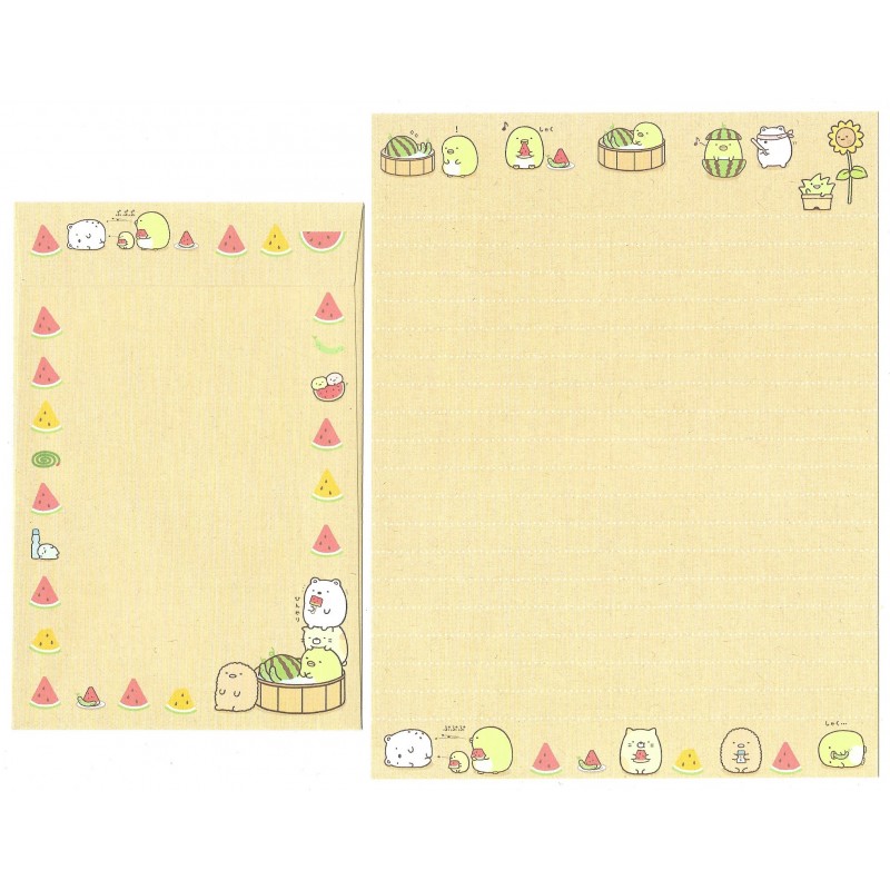 Conjunto de Papel de Carta Sumikko Gurashi 5 SAN-X