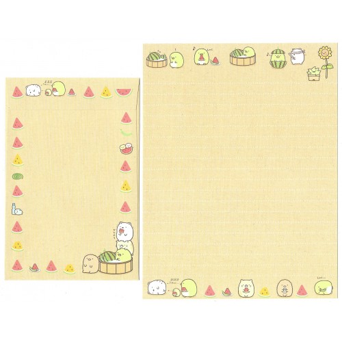 Conjunto de Papel de Carta Sumikko Gurashi 5 SAN-X