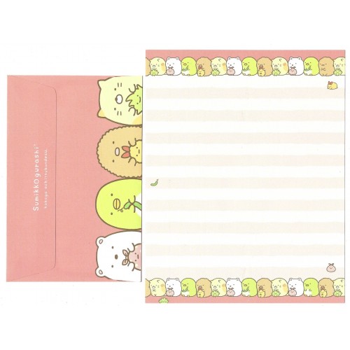 Conjunto de Papel de Carta Sumikko Gurashi 6 SAN-X